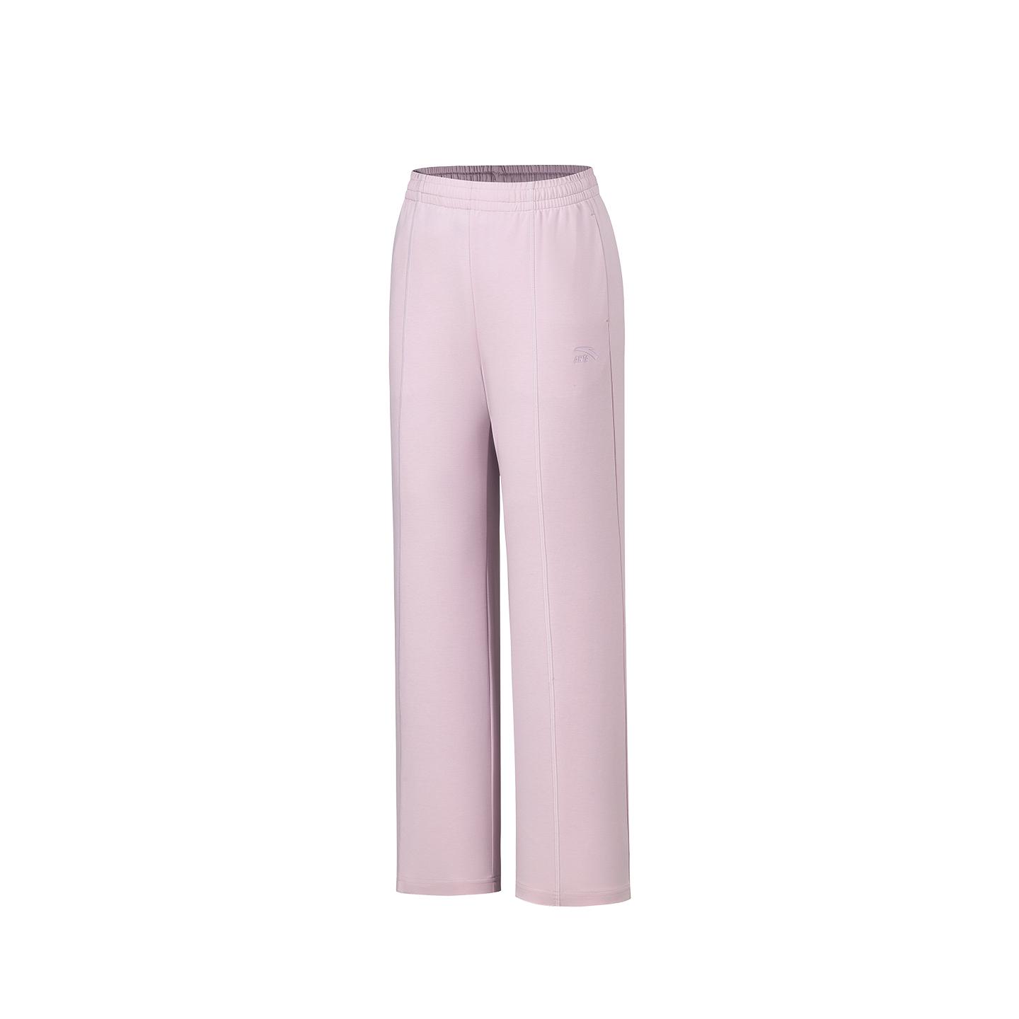 

Anta Life Series Womens Long Pants Summer 2026 Knitted Sports Pants Women bottoms Soft-Pink 962628301-2 XS