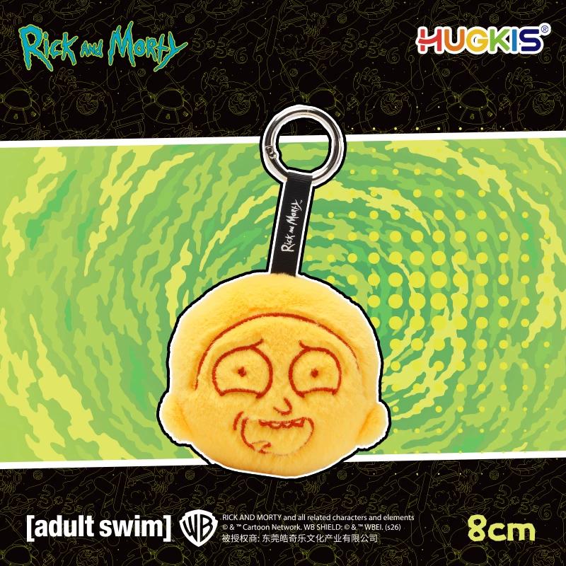 Hugkis Rick And Morty Monochrome Universe Series Plush Keychain Mr Meeseeks Bag Charm Cute Pendant Present For Anime Fans Backpack