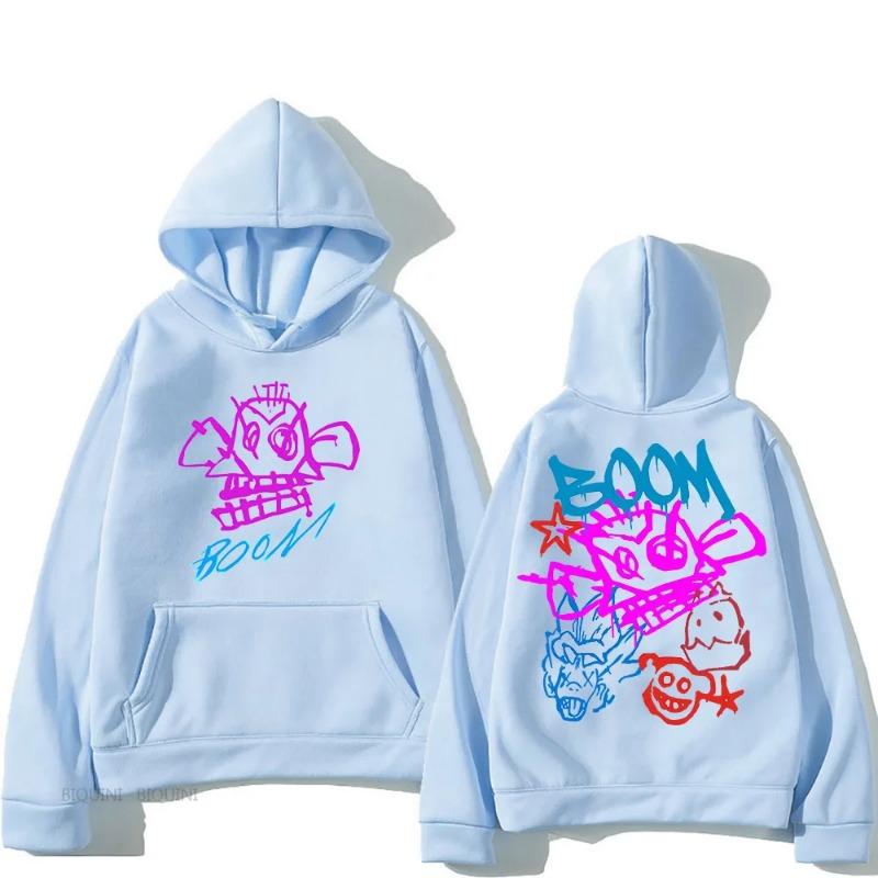 Arcane Jinx Cartoon Kapuzenpullover Langarm Harajuku Kawaii Mode Sweatshirt Grafikdruck Vintage Kleidung Niedliche Kapuzenpullover & Sweatshirts Herren