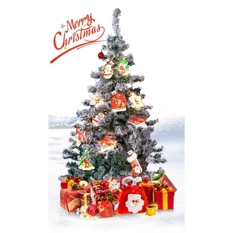 Mini LED vánoční noční světlo na vánoční stromek, domácí dekorace, závěsná lampa, festivalová párty, kapková ozdoba, závěsná noční světla