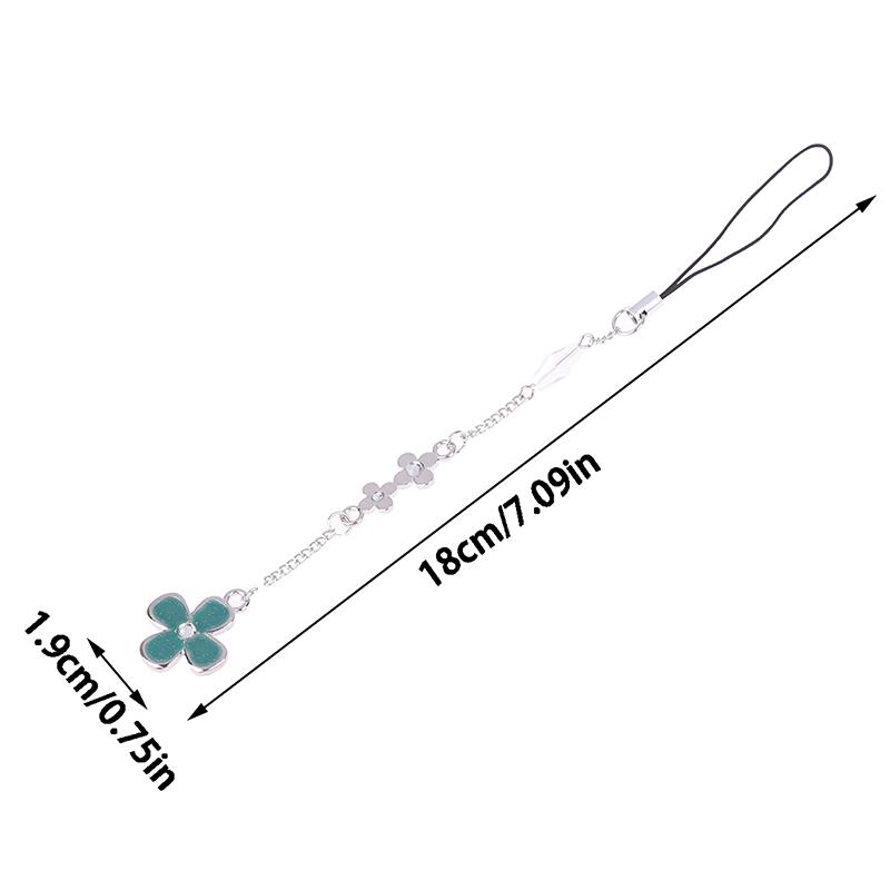 Kimi Ni Todoke Telefon Lanyard Minimalistisches vierblättriges Kleeblatt Handyketten Taschen Anhänger Für Anime Fans Geschenke