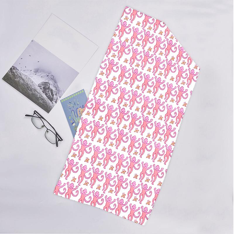 Monkey Fashion Beach Towel: Ideal for Summer Adventures Soft, absorbent and quick drying suitable for swimming and bathing