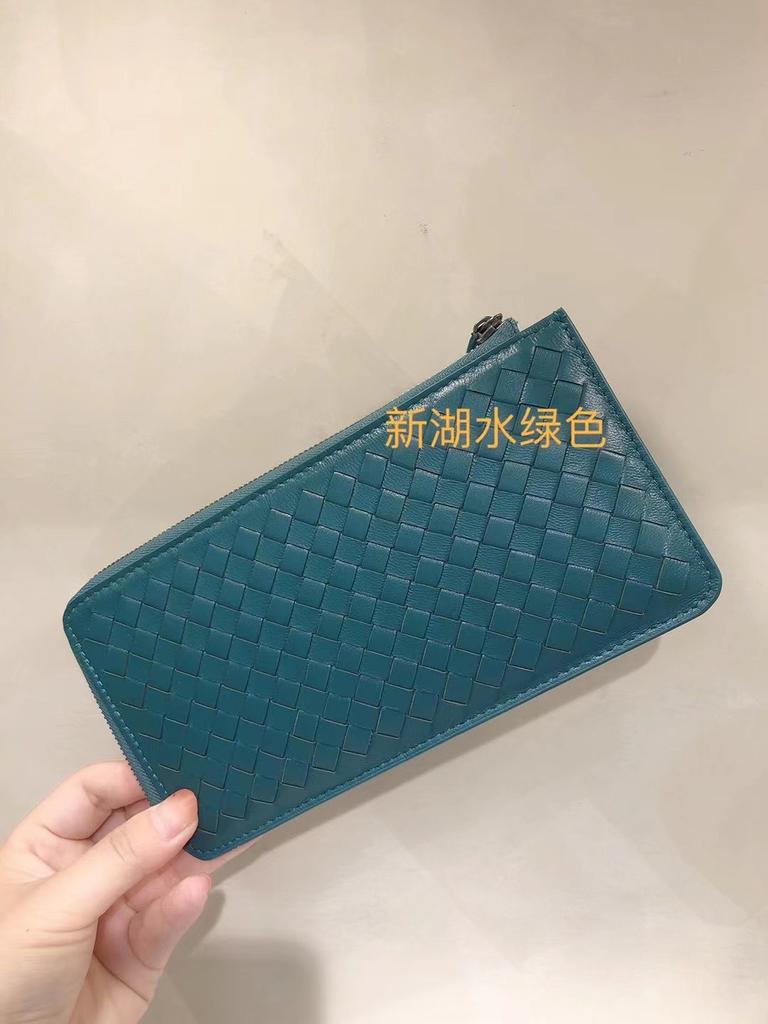 New Leather Wallet Tiktok Same Change Bag Ticket Folder Lamb Skin Card Bag Certificate Card Bag Lady Card Bag Long