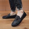 Men's shoes Doudou shoes new fashion trend casual men's shoes breathable one pedal men's shoes leather shoes