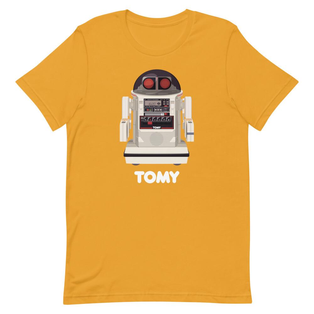 TOMY Omnibot 80-е Винтажная Игрушка Футболка с коротким рукавом Унисекс Футболка Унисекс Футболка L