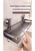No-Drill Suction Cup Bathroom Shelf for Toiletries and Cosmetics