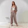 Women's Plaid Long Sleeve Pajama Set - 2025 Autumn Collection