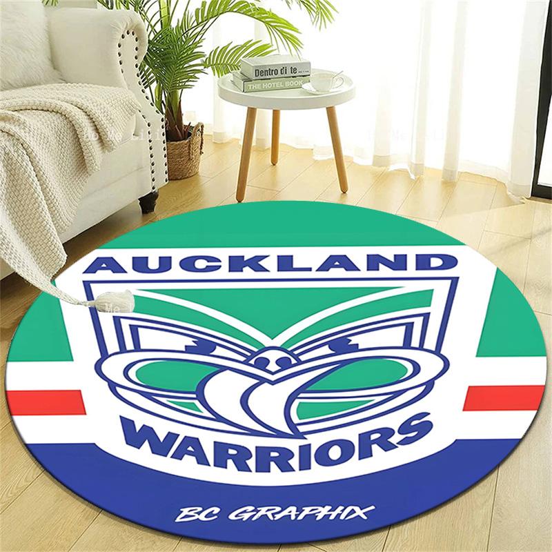 1 Stück Fußballmannschaft (10) Design Bedruckter Bereich Runder Teppich für Schlafzimmer Wohnzimmer Heimdekoration Teppiche Matte Rutschfeste Matte Teppich für das Bett