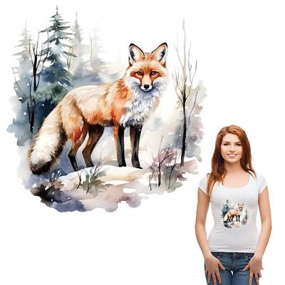 Winter Wolf Custom Patch Htv Für T-Shirt Diy Parches Ropa Hitzepresse Applikationen Hoodies Kleidung Aufkleber Aufbügler
