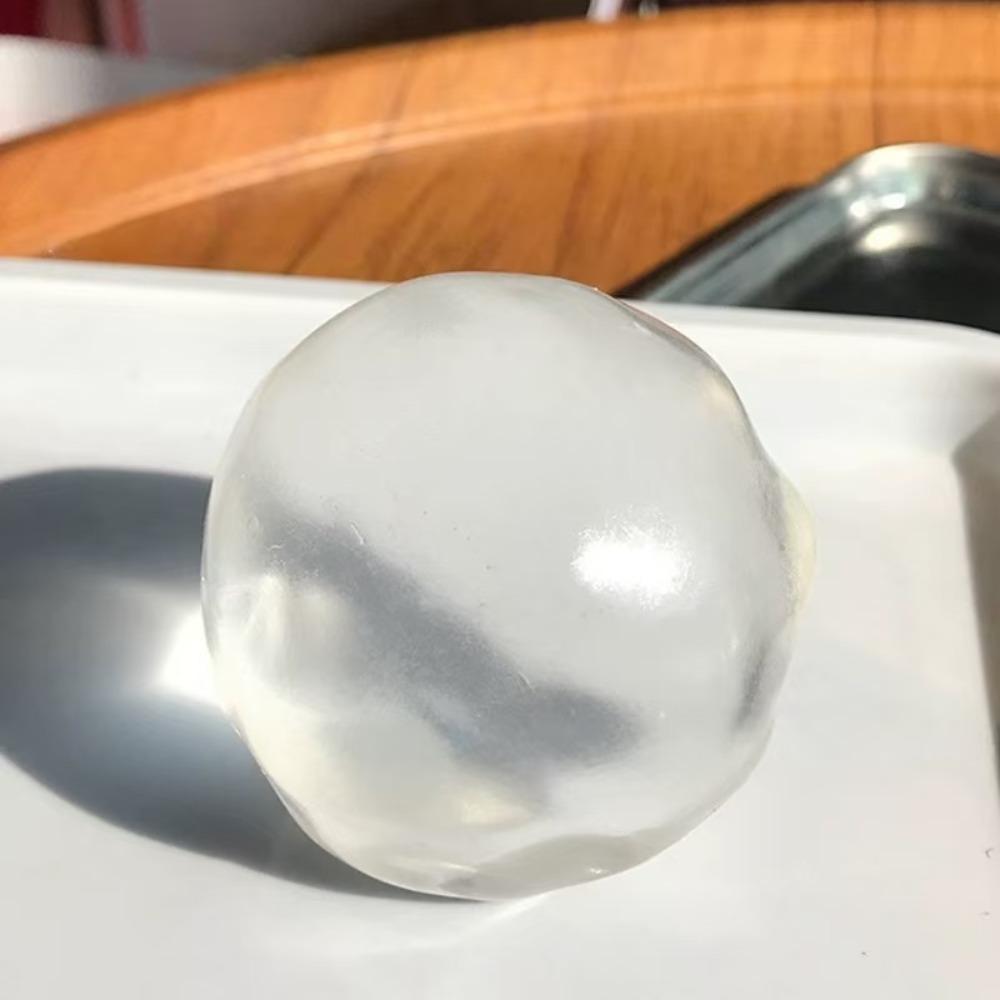 Stress Relief Coconut Oil Stress Ball Shapeable Decompression Pinch Toy  For Kids Adults