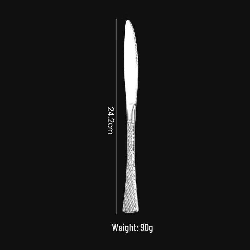 Abay Thickened Fish-Tail Stainless Steel Dinner Knife Set