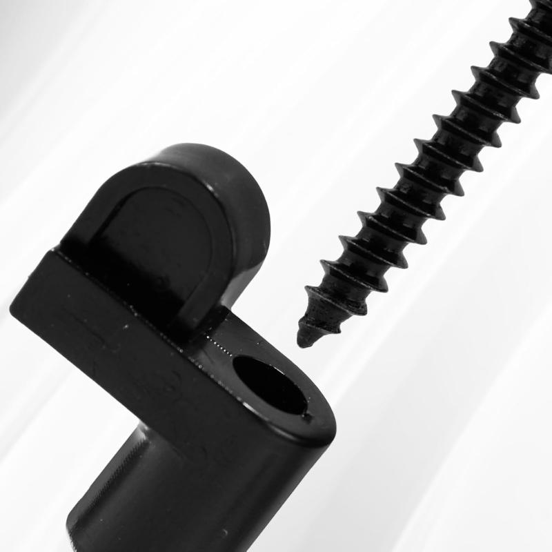 24Pcs Strong Window Screen Fasteners with Metal Screws Nylon Window Screen Retainers Upgrades For Storms Defense