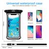 FONKEN Full View Waterproof Case for Phone Underwater Snow Rainforest Transparent Dry Bag Swimming Pouch Big Mobile Phone Covers