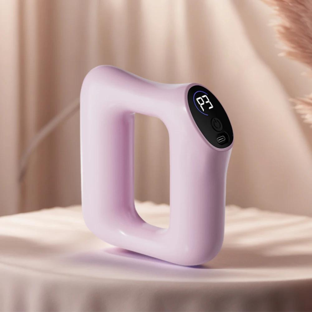 Multifunctional Full-Body Fascia Ring with 5 Modes Deep Tissue Massage Gun Vibration Fascial Ring Massage Ring for Home Gym Use