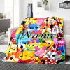 Custom Name Sea Adventure blanket for Couch & Bed, Plush Cozy Fuzzy Blanket Super Soft & Warm Blankets for Fall and Winter. 0908176