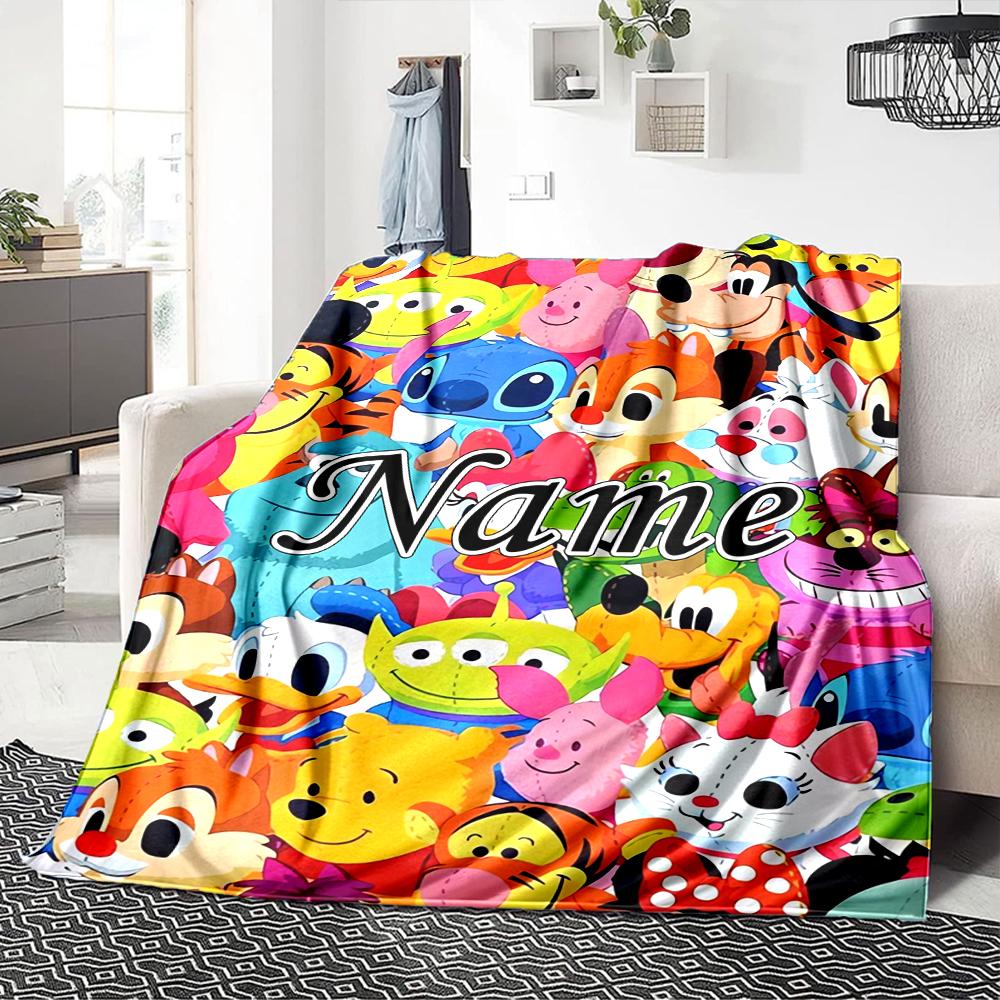 Custom Name Sea Adventure blanket for Couch & Bed, Plush Cozy Fuzzy Blanket Super Soft & Warm Blankets for Fall and Winter. 0908176