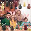 Paper Honeycomb Bunnies Easter Bunny 3D Ornament Easter Day Party Decorations Cute Rabbit For Wedding Birthday