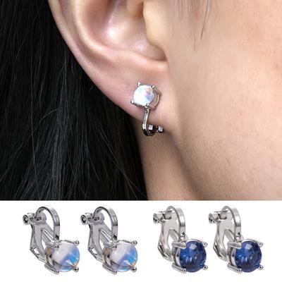 1 Paar Ohrclips, nicht reizend, antioxidativ, modischer Schmuck, Strass-Ohrringe, Ohrclips, Dekorationen für Frauen