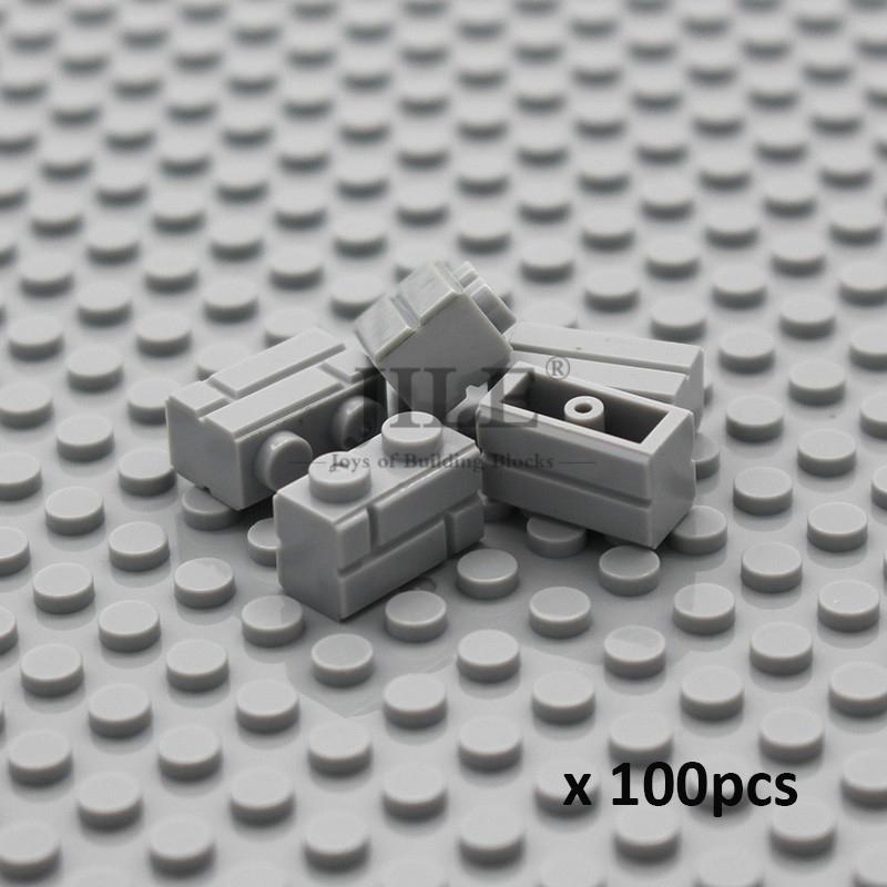 DIY Building Blocks Wall Figures Bricks 1x2 1x3 1x4 Dots Constructions City Creative Toys Build MOC Compatible with 98283 15533