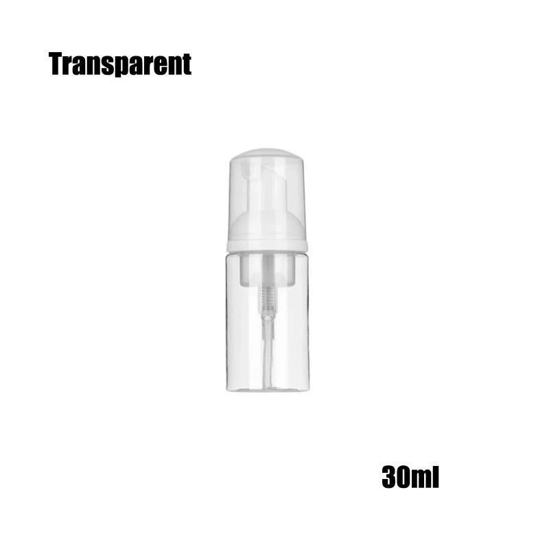 12pcs 30/50/60/100/150/200ml Plastic Transparen Foam Pump Bottle Empty Cosmetic White Soap Dispenser Foaming Bottle with Pump