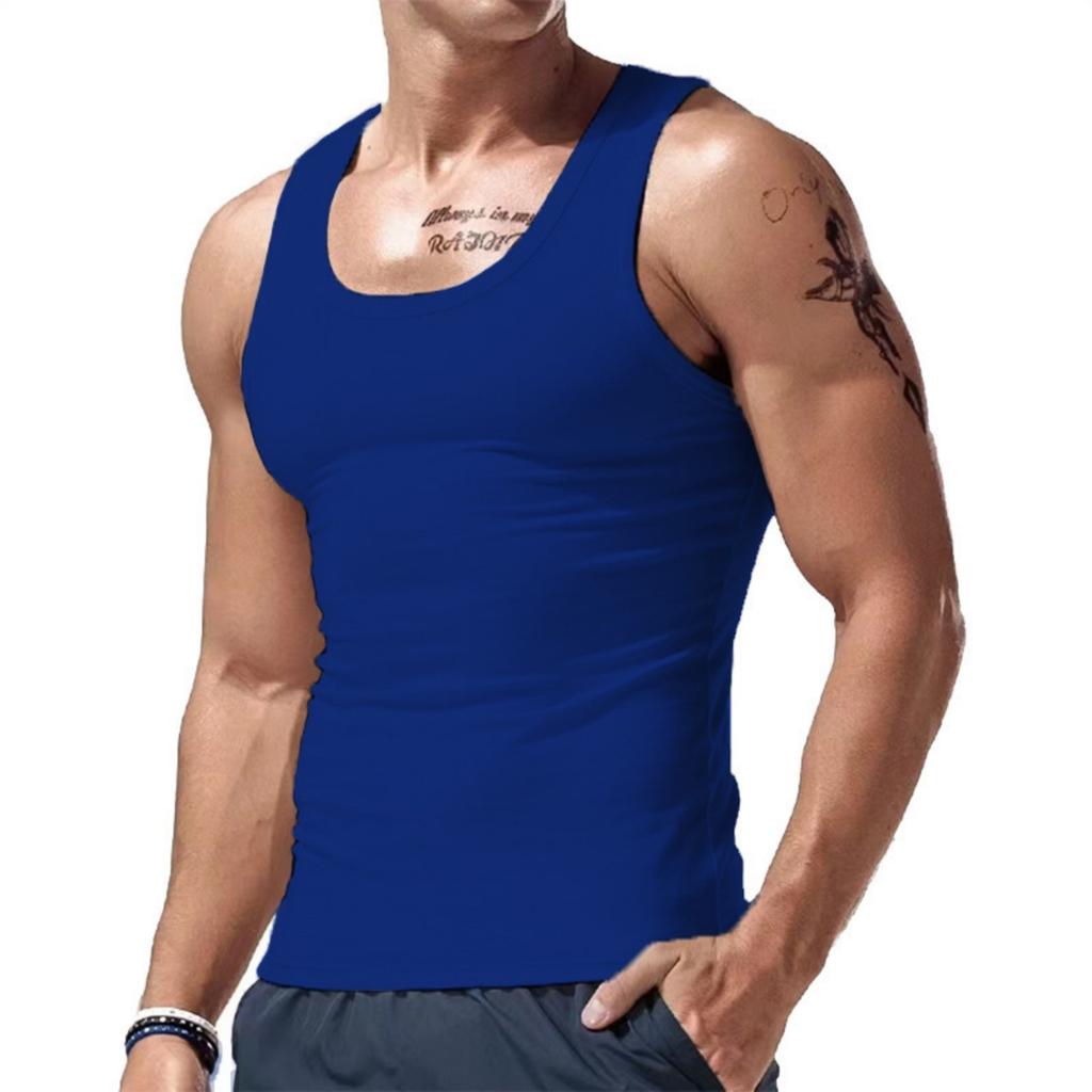 New Men's Summer Sports Casual Base Sleeveless Vest