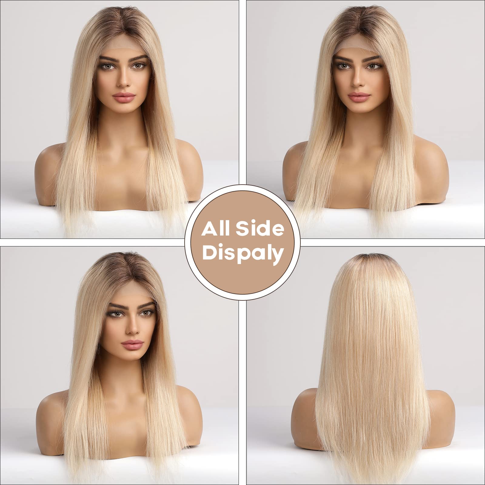 

HAIRCUBE 13x6 HD кружевные передние парики прямые коричневые человеческие волосы парики бразильские бесклеевые с детскими волосами 24 дюйма