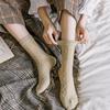Comfortable Casual Thermal Vintage Winter Warm Long Socks Woman Solid Socks Cashmere Wool