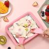 Eiscremebereiter für Zuhause, Kleine Wok-Joghurtmaschine, Sommer Kinder Handgemachtes DIY Wok-Eiswürfelform, Küchenwerkzeuge für Familien