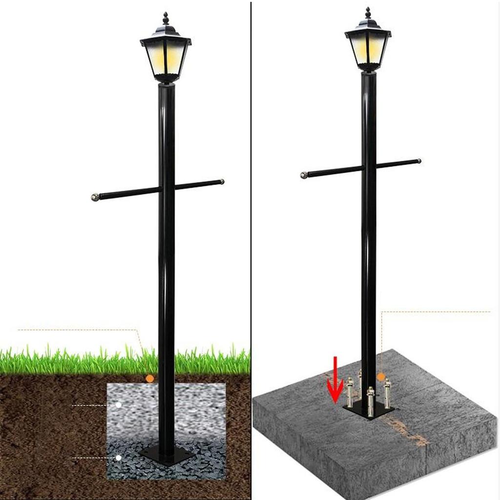 Street Light Pole 13ft Tall Outside Split Outdoor Lighting Lamp Monitoring Post Props Outside Street Light Pole Street Lamp Post
