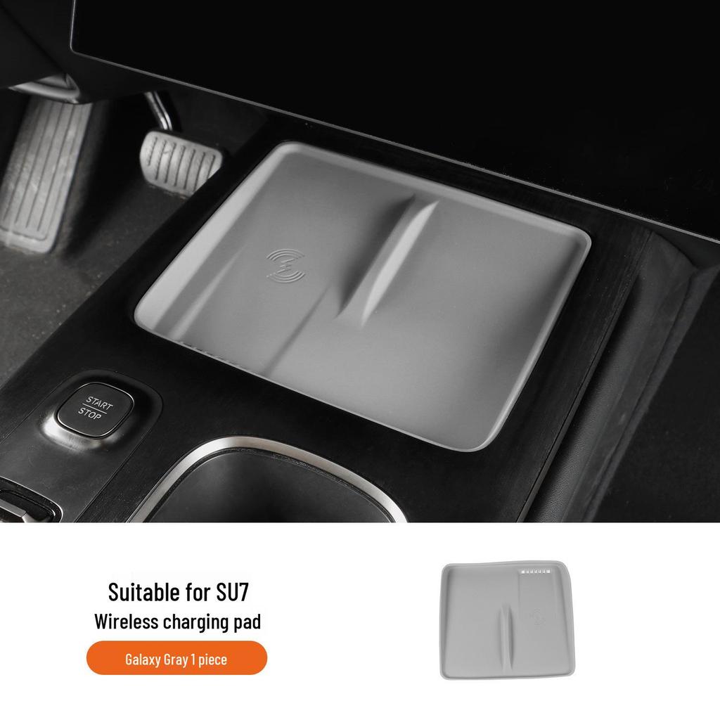 Xiaomi SU7 Ultra Silicone Anti-slip Wireless Charging Pad for 2024-25 Center Console