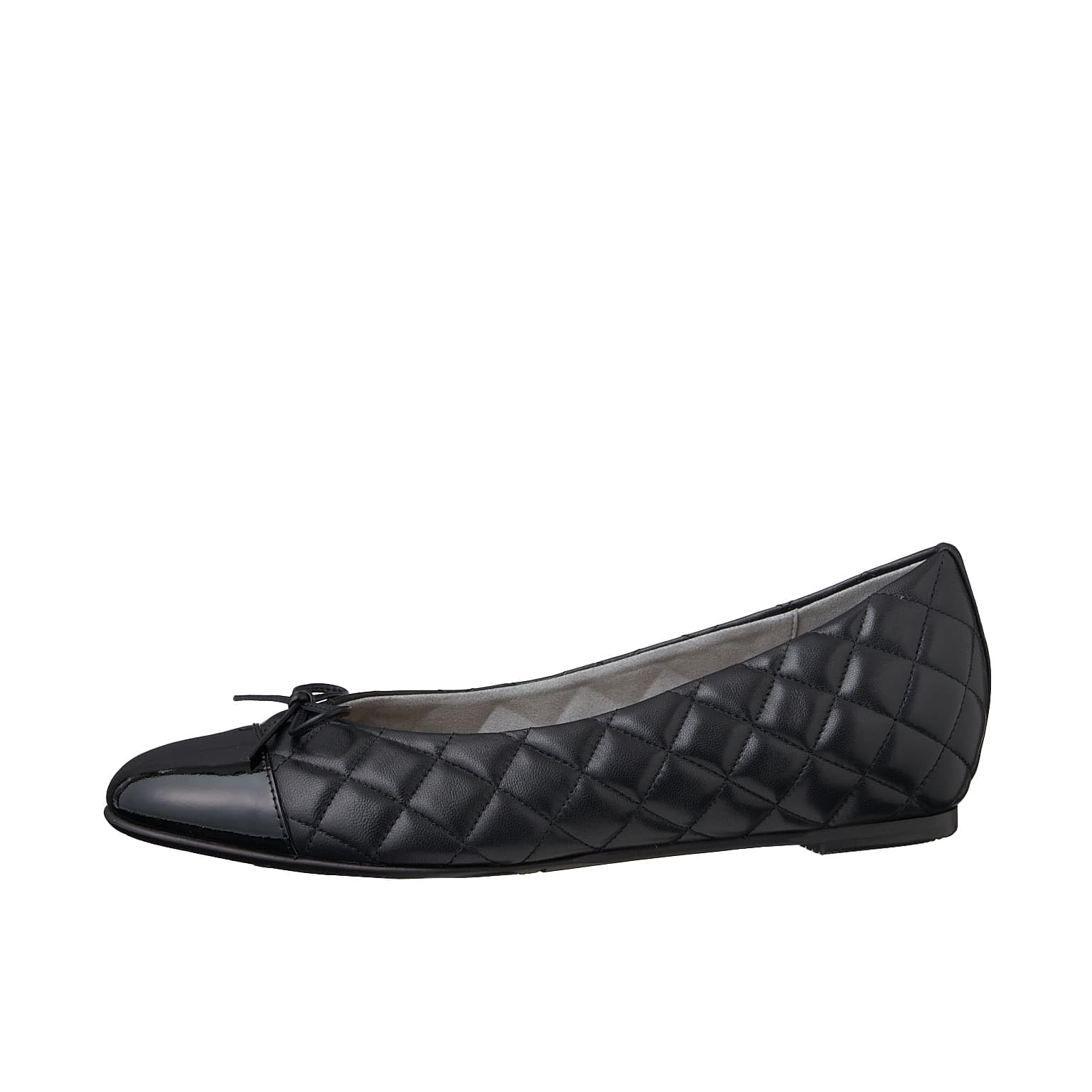 

Diana WELLFIT Low Heel Flats, Made in Japan, Black, Size 22.0cm, 116313600008