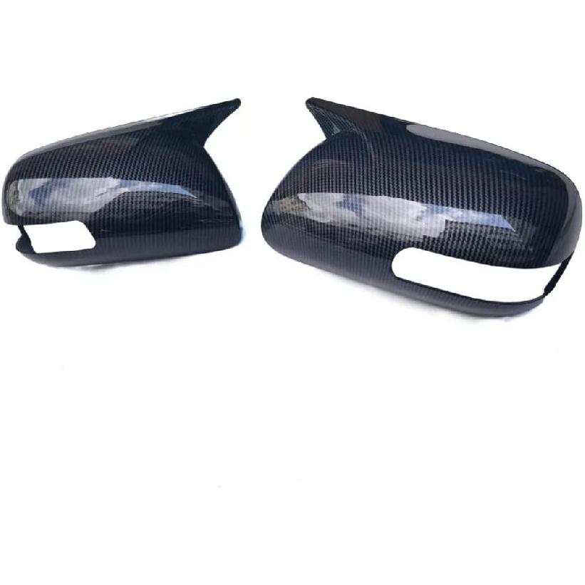 

1 Pair of Mirror Cover Trim Horn Style Rearview Mirror Cover Cap Decoration For Toyota Camry Aurion 2006-2012 For Scion Tc Scion Tc 2011-2016 (Glossy Carbon Fiber