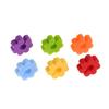 24Pcs High Quality Silicone Wine Glass Markers Reusable Flower Shape Drink Marker Bands Colorful Wine Glass Charms Home Use