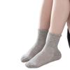 Kids' White Cotton Mid-Calf Socks - Spring/Summer Thin Mesh for Boys & Girls