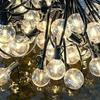 G40 Solar Garden String Lights - Outdoor Waterproof Bulbs for Camping and Christmas Decorations