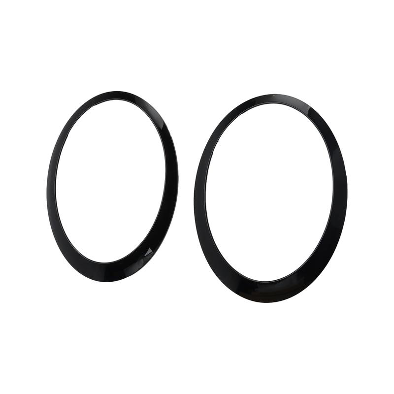 Artudatech 2pcs Headlight Trim Ring For Mini Cooper One R50 R52 R53 2001-2006 2002 2003 2004 2005