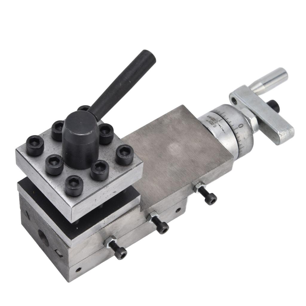 Verktygshållare Mini Svarv Tillbehör 2-vägs Metall Svarvhållare Verktyg Snabbväxlande Montering Svarvverktyg