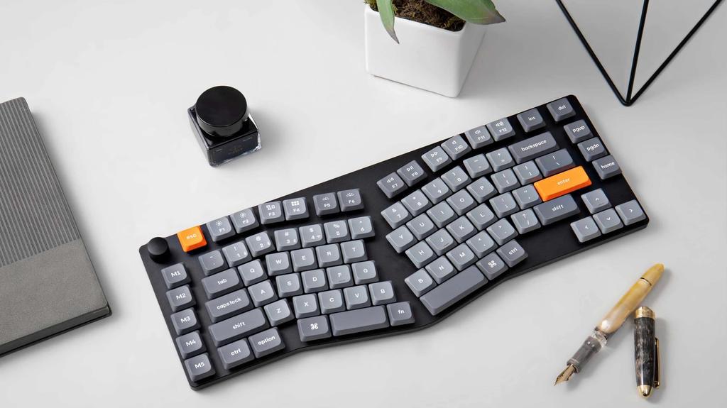 Keychron K15 Max Alice Layout QMK Wireless Custom Mechanical US RGB Gateron Mechanical Compatible with Mac and Windows 75% Keyboard,