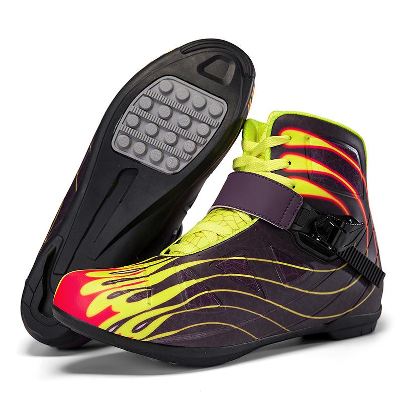 

Motorcycle riding boots, men s anti-drop motorcycle shoes, all-season off-road racing boots, motorcycle travel equipment, riding 46 жовтий