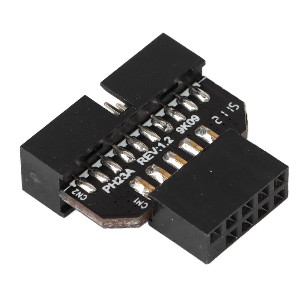 USB Motherboard Splitter Motherboard USB2.0 9 Pin to USB3.0 19 Pin Front Panel Male Plug Conversion Adapter