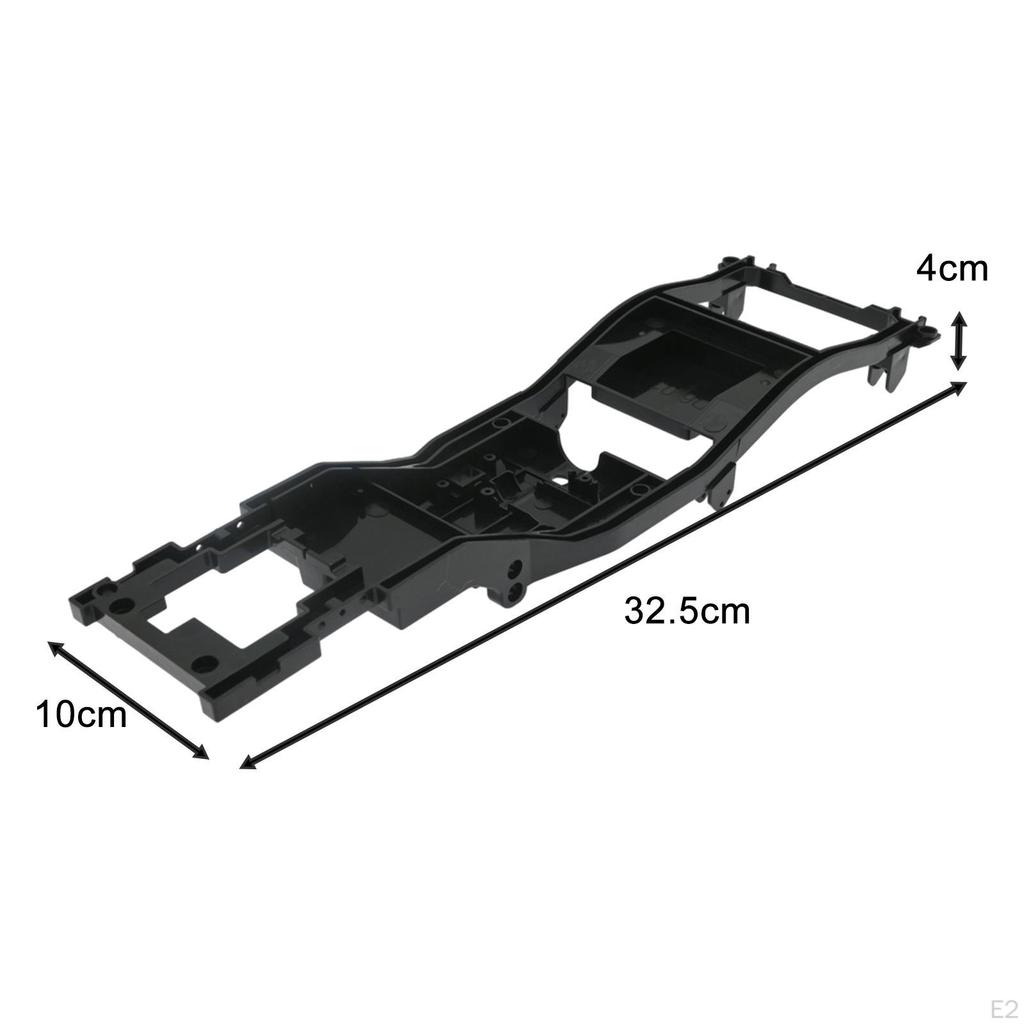 RC Car Chassis Frame Accessory DIY Lightweight Replacement Parts for MN82 78 Hobby 1/12 Rock