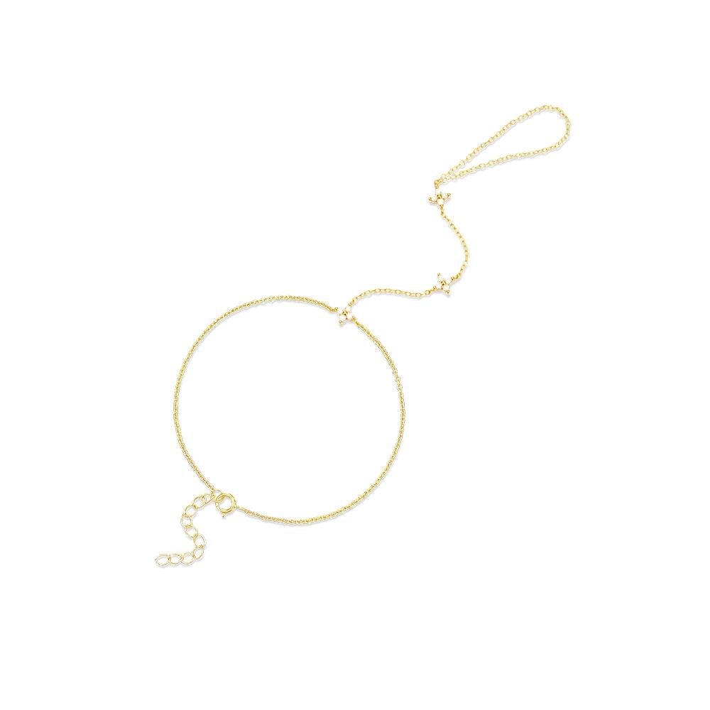 CANNER 925 Zilver Sprankelende Handketting Armbanden Voor Vrouwen INS Geometrische CZ Achtpuntige Ster Armbanden Fijne Sieraden