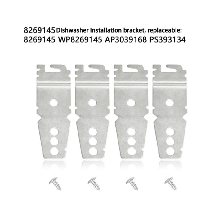 Stainless Steel Dishwasher Support System Quick Assembly Rustproof Structure Slip Proof Base For Humid Environments