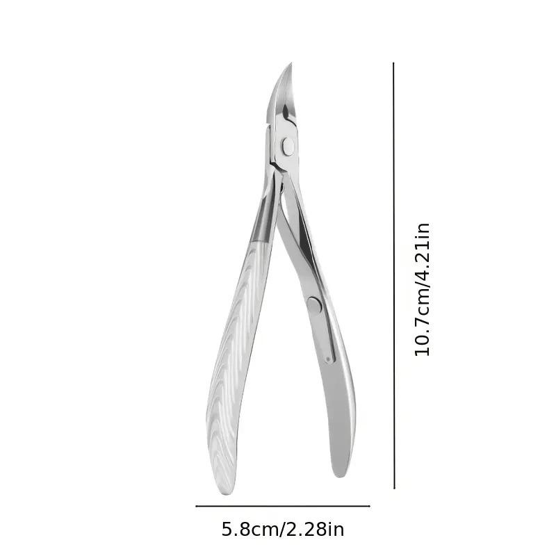 Stainless Steel Ingrown Toenail Clippers Slanted Design with Extended Tip for Thick Soft Nails Eagle Beak Nail Clippers Gift