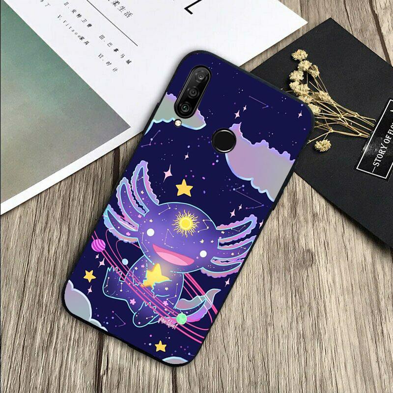

Cute Animal Axolotl For Huawei Nova 11 9 10 SE Y70 Y60 Y90 Y61 Y91 Y73 Y72 12i 11i 8i P30 P40 Lite P60 Pro Case Huawei Nova 9