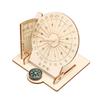 Wood Clock Model Hands On Assembly Toy Set Science Experiment Supplies Easy To Assemble for 7-14 Kids Student Learning