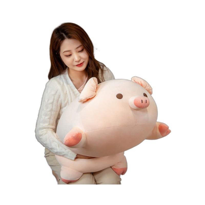 Cute Pig Plush Toy Soft Stuffed Animal Pillow Doll Gift Girlfriend Bedroom Sleep