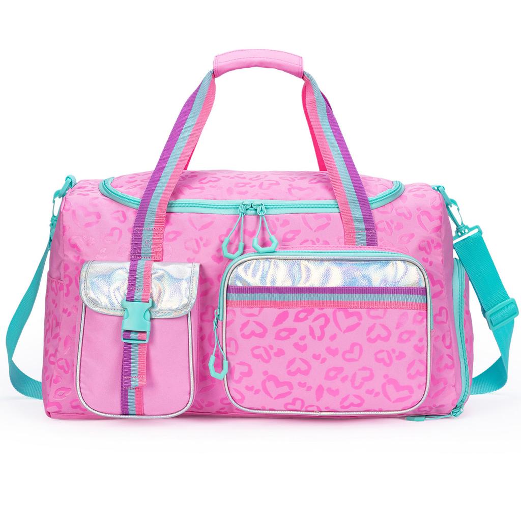 Kinder Reisetasche Mädchen Damen Reisetasche Geschenke Übernachtungstasche für Mädchen Damen Tragetasche Übernachtungstaschen für Mädchen Fitnessstudio Tanztaschen mit Schuh