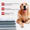 New Pet Dematting Comb Stainless Steel Pet Grooming Comb for Dogs and Cats Gently Removes Loose Undercoat Flea Comb Pet Products