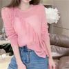Top in Maglia a Manica Lunga con Frange Tassel - Stile Europeo Chic - Primavera/Autunno 2025